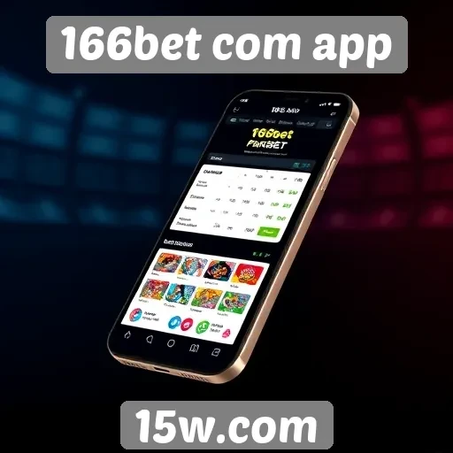 Avaliação do design do aplicativo 166bet